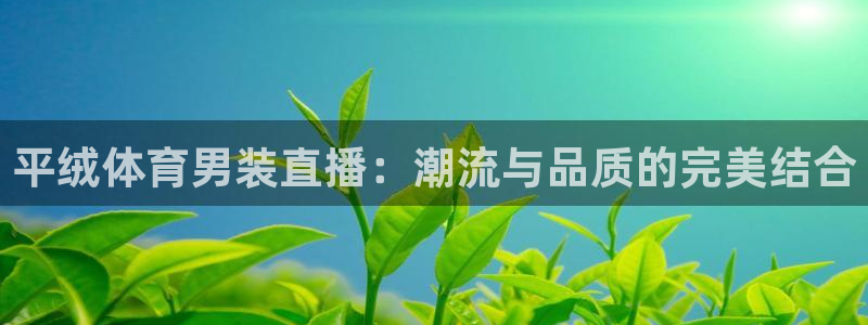 搜球吧直播：平绒体育男装直播：潮流与品质的完美结合